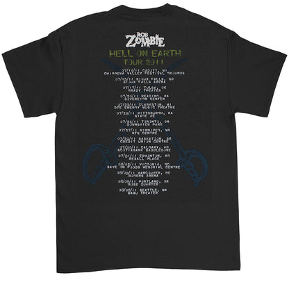 Actual Autographed Hell On Earth Tour 2011 (Limited Quantity) T-shirt