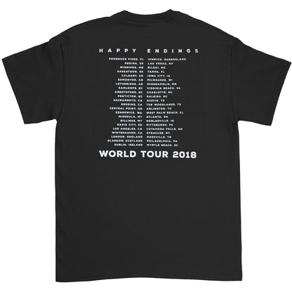 Happy Endings World Tour 2018 Slim Fit T-shirt