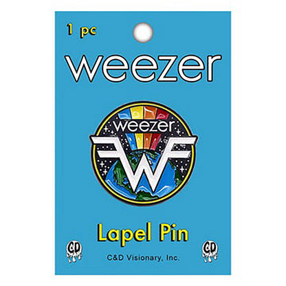 Earth Logo Pewter Pin Badge