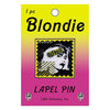 Stamp Logo Pewter Pin Badge