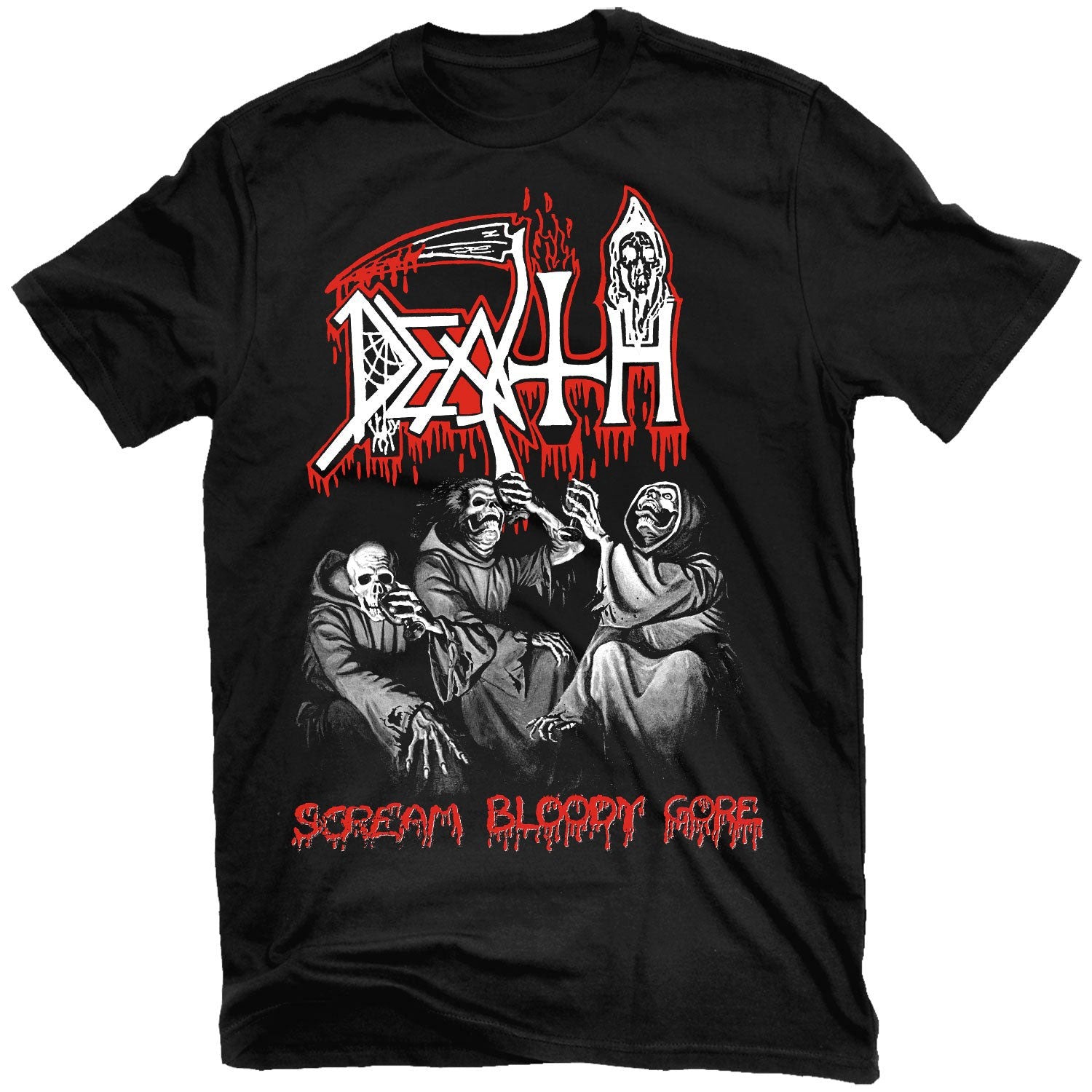 Death Scream Bloody Gore Throwback T-shirt