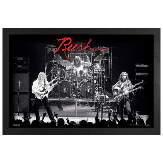 Live-Black & White Framed Wall Art