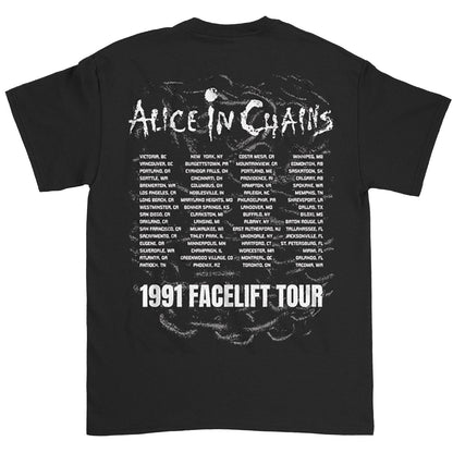 Alice In Chains Facelift Tour 91 T-shirt