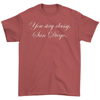 Anchorman Stay Classy Front And Back T-shirt