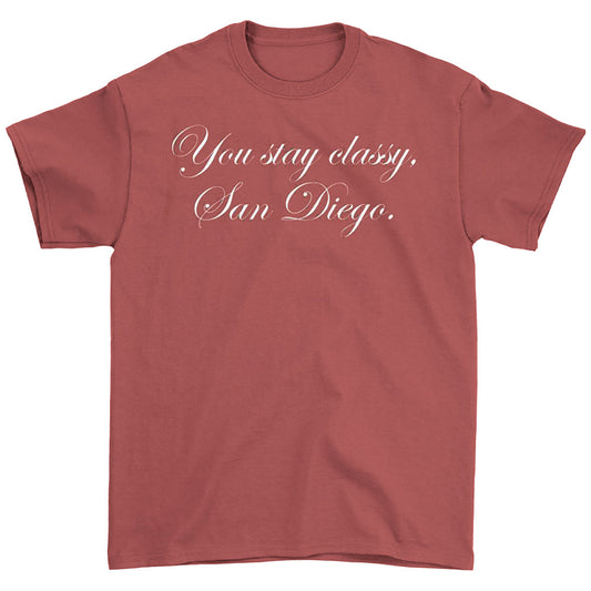 Anchorman Stay Classy Front And Back T-shirt