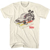 Bttf Car With Grid T-shirt