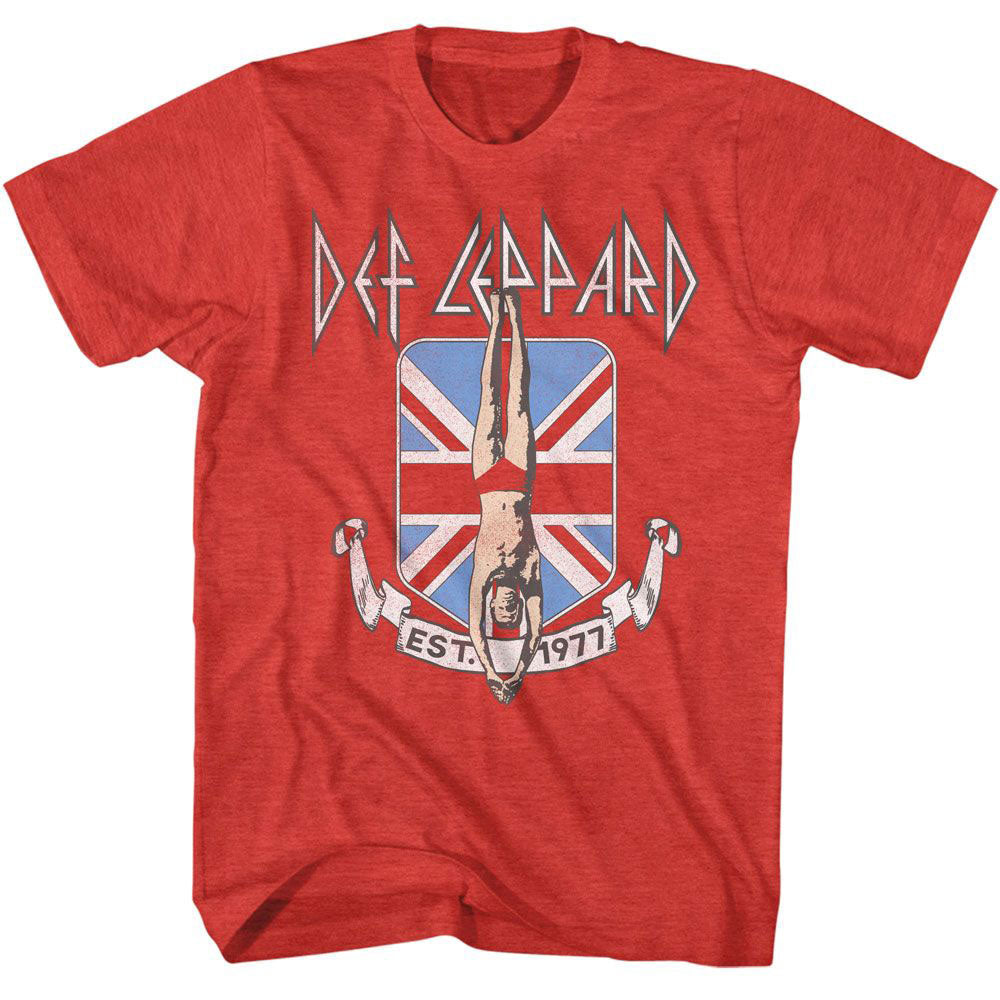 Vintage Def Leppard Union Jack outlets Flag Shirt