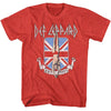 Def Leppard Diver Union Jack T-shirt