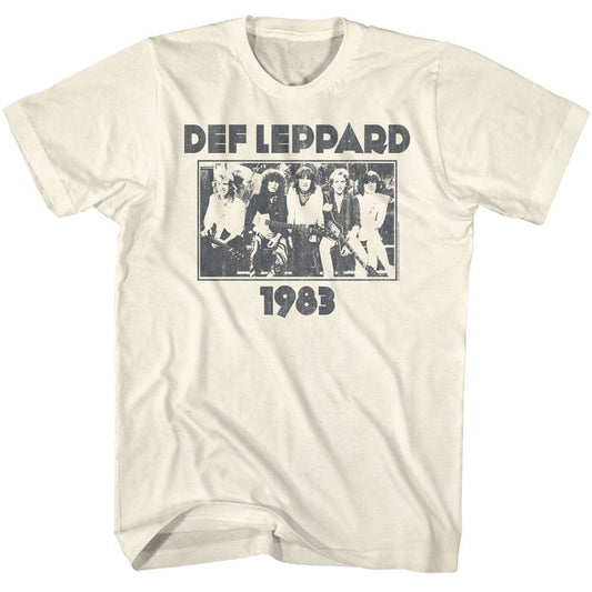 Def Leppard Monochrome 1983 T-shirt