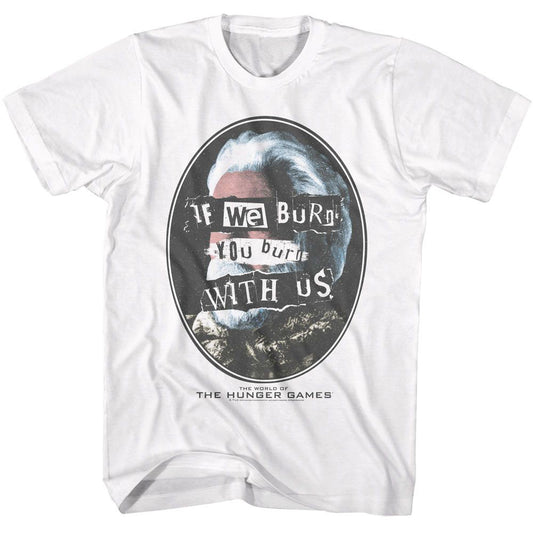 Hunger Games Burn With Us T-shirt