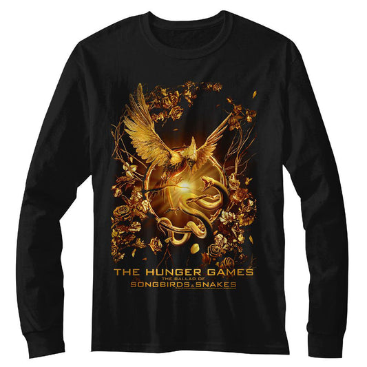 Hunger Games Songbird Snakes Poster Long Sleeve