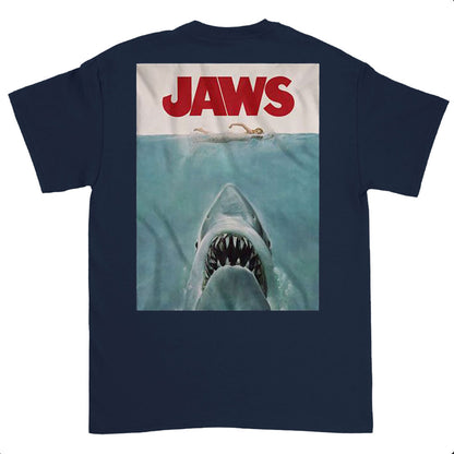 Jaws Bigger Boat Front And Back T-shirt