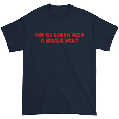 Jaws Bigger Boat Front And Back T-shirt