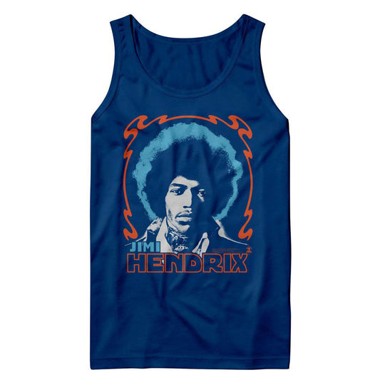 Jimi Hendrix Tri Color Mens Tank