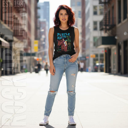 Jimi Hendrix All In My Brain Womens Tank