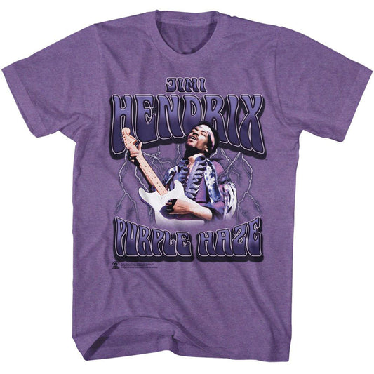 Jimi Hendrix Purple Haze Lightning T-shirt
