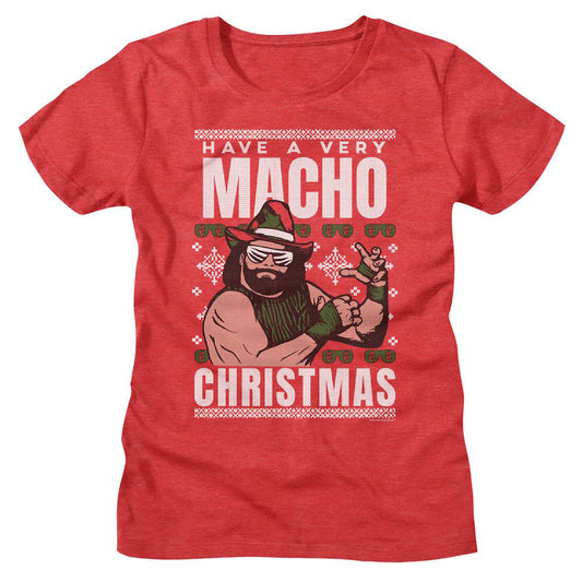 Macho Man A Very Christmas Junior Top