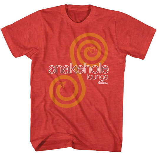 Parks And Recreation Snakehole Lounge Logo T-shirt