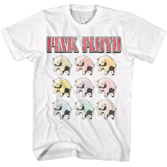 Pink Floyd Multi Color Pig Babies T-shirt