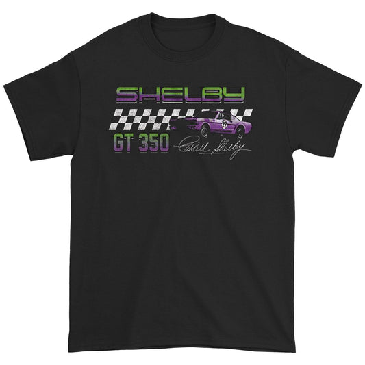 Carroll Shelby Gt 350 Racing Front Back T-shirt