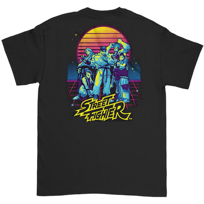 Street Fighter Street Fighter Synthwave Fighter 2 T-shirt