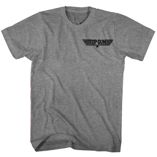 Top Gun Inverted Front And Back T-shirt