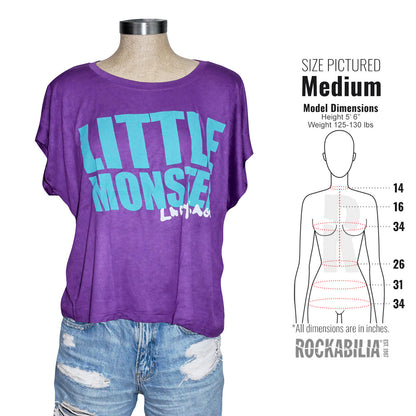Little Monster Oversized Crop Top Junior Top