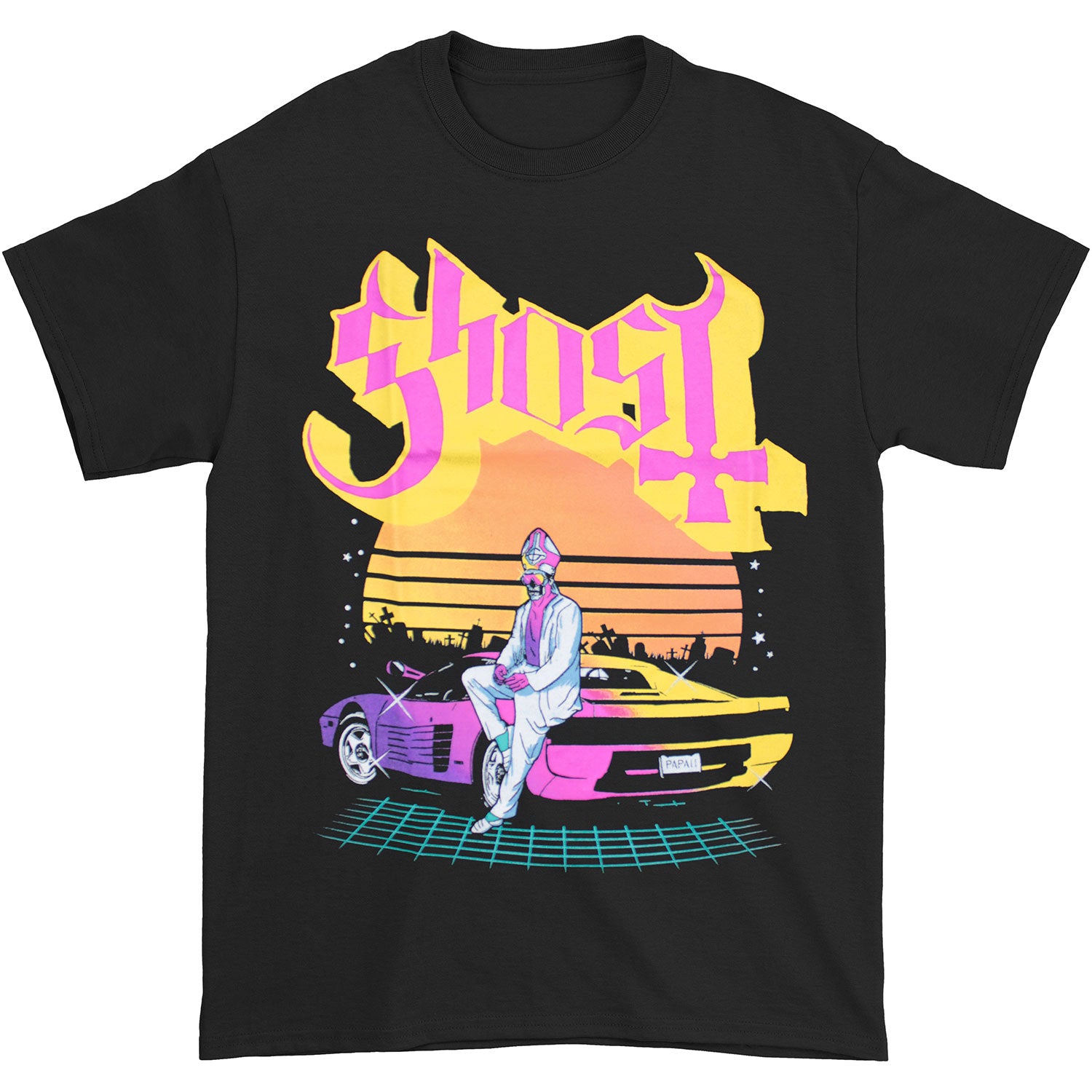 Synthwave Papa T-shirt