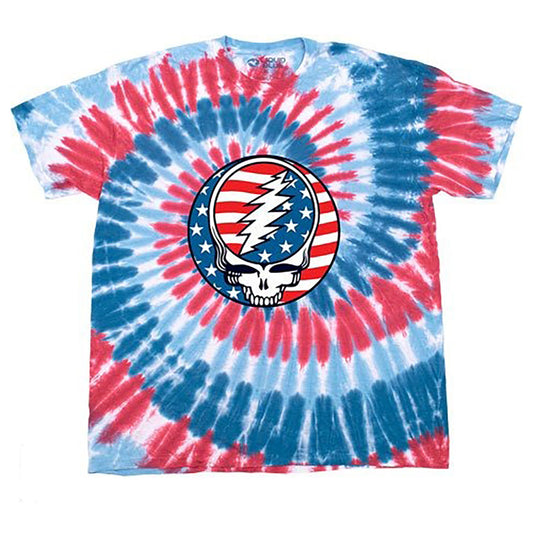 Grateful Dead Glory Spiral Tie Dye T-shirt Front