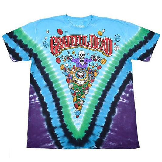 Grateful Dead Laughing Bones Tie Dye T-shirt Front