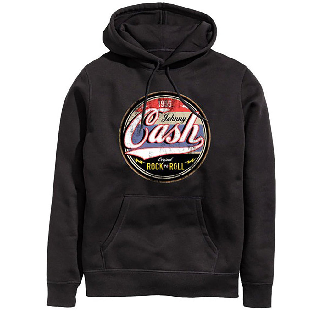 Cash Merch Johnny Cash 1955 Original Rock N Roll Hooded Sweatshirt | Johnny Cash ...