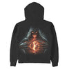 Divisive Zippered Hooded Sweatshirt