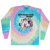 Group Photo Under Logo Tie Dye  Long Sleeve