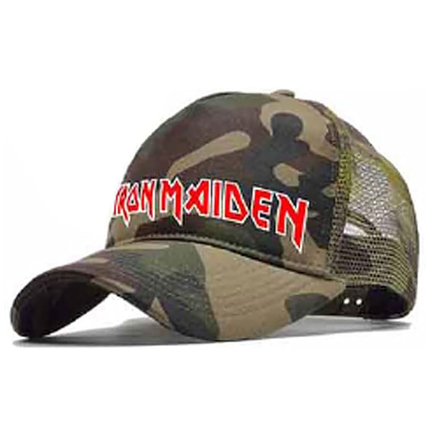 Iron Maiden Camo Trucker cap Trucker Cap Front
