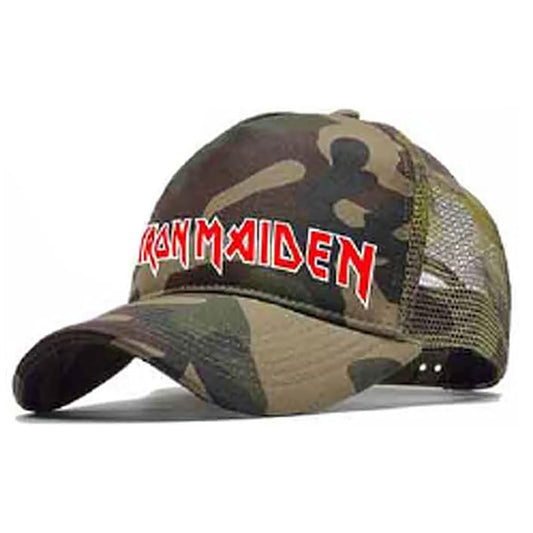 Iron Maiden Camo Trucker cap Trucker Cap Front