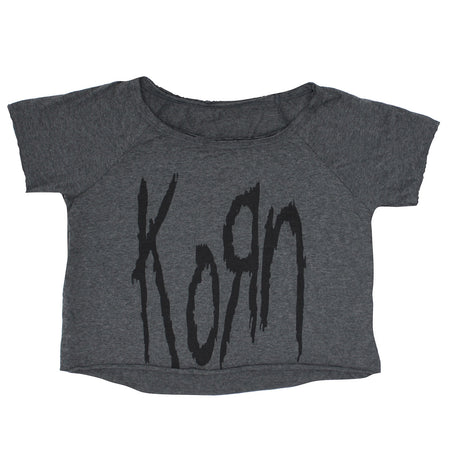 Logo Oversized Vintage Crop Top Junior Top