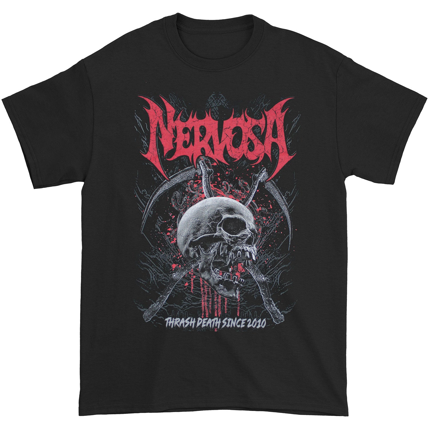 Nervosa Skull Chaos T-shirt