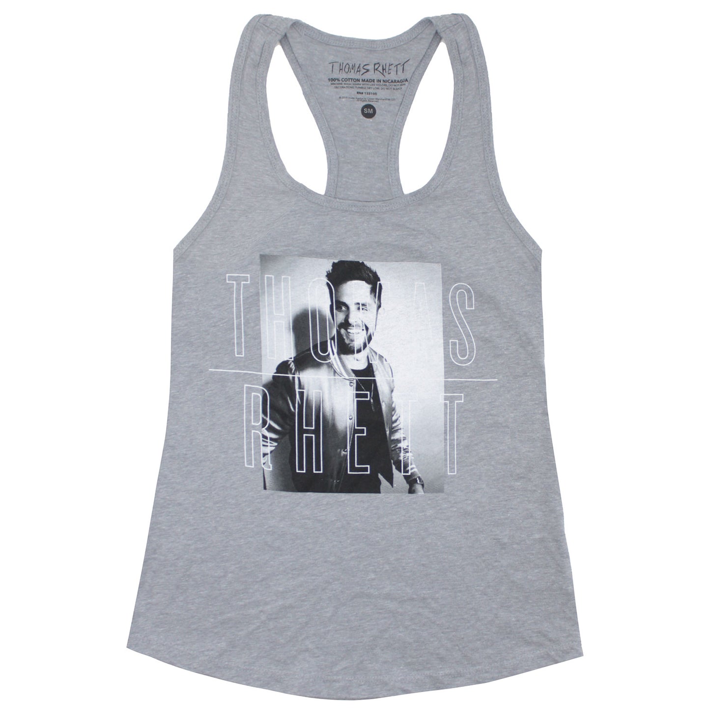 Thomas Rhett Boxed Photo & Logo Womens Tank Front