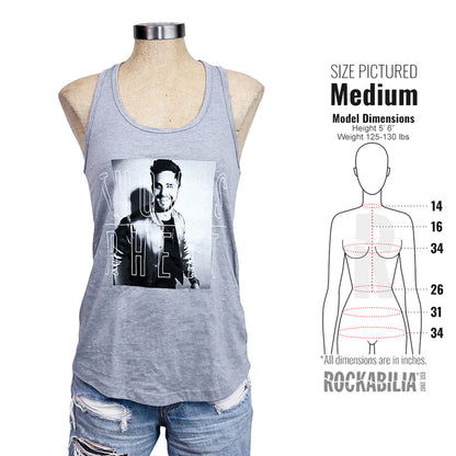 Boxed Photo & Logo Womens Tank