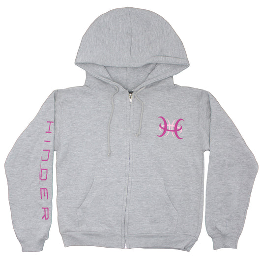 Pink & Purple Logos by Jon Lauren Girls Jr Sweatshirt