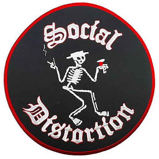 Social Distortion Skelly Back Patch