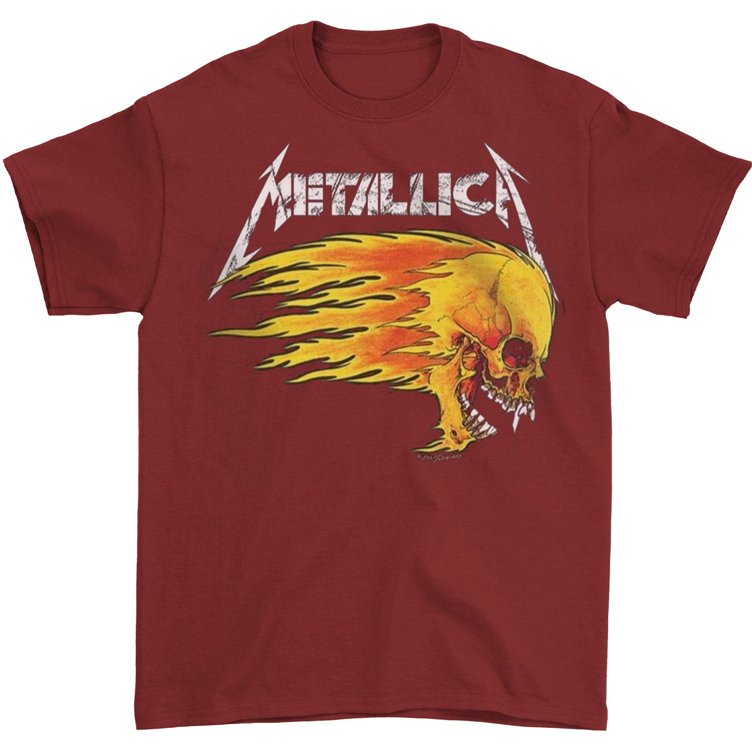 Flaming Skull T-shirt