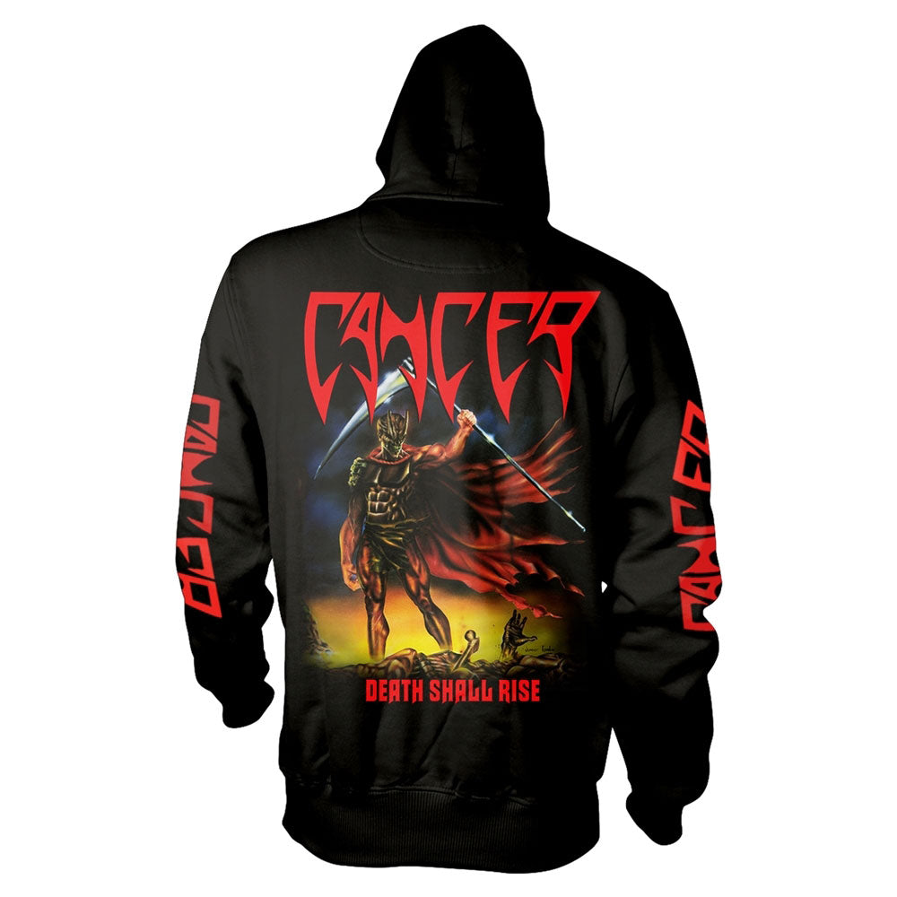 Cancer Death Shall Rise (black) Hooded Sweatshirt