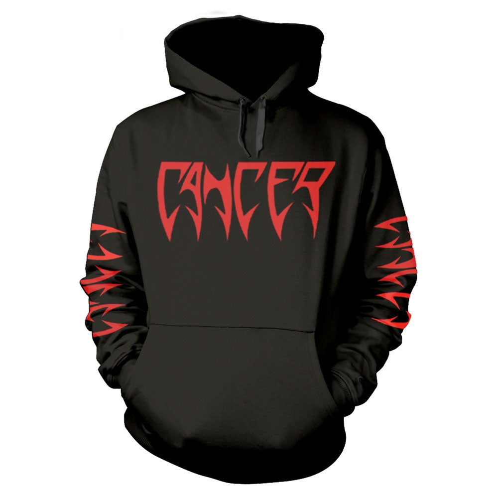 Cancer Death Shall Rise (black) Hooded Sweatshirt