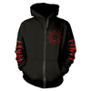 Shadow Gripped Zippered Hooded Sweatshirt