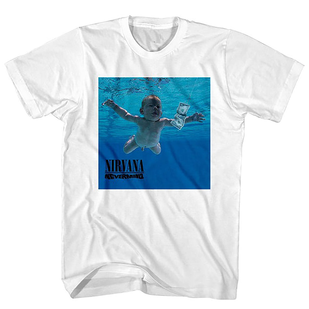 Officially licensed Nirvana Nevermind album tshirt