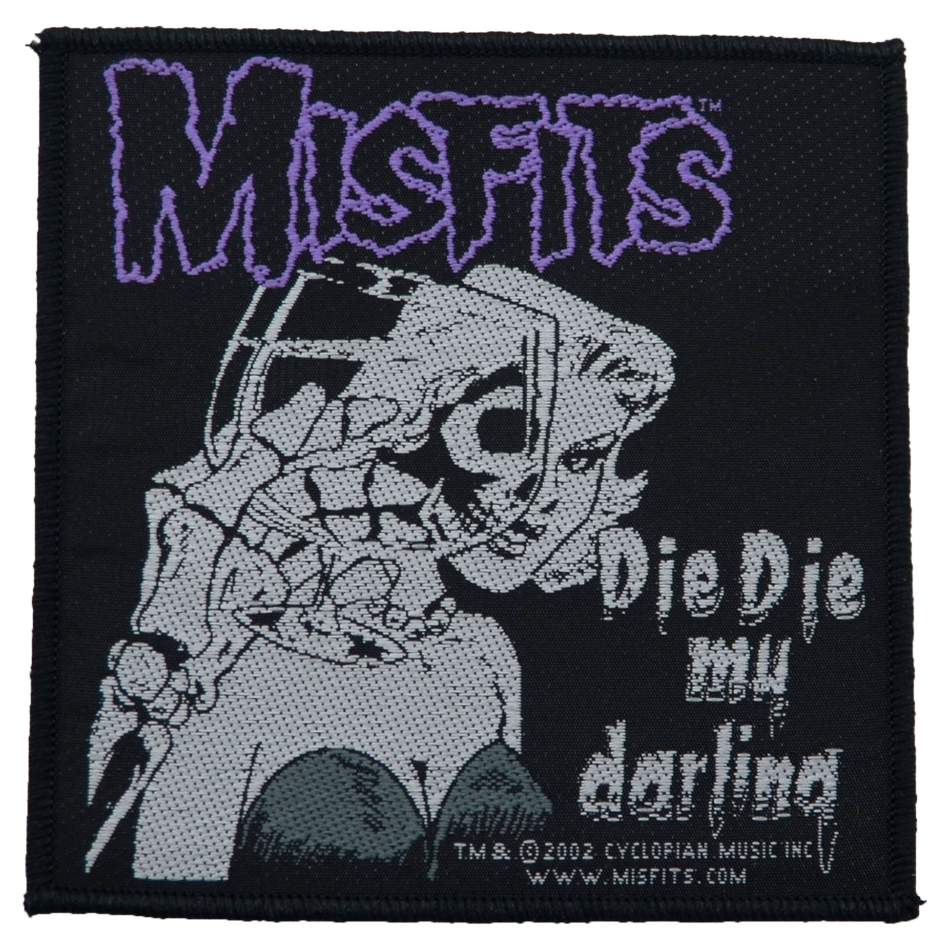 Misfits Die Die My Darling Woven Patch Front