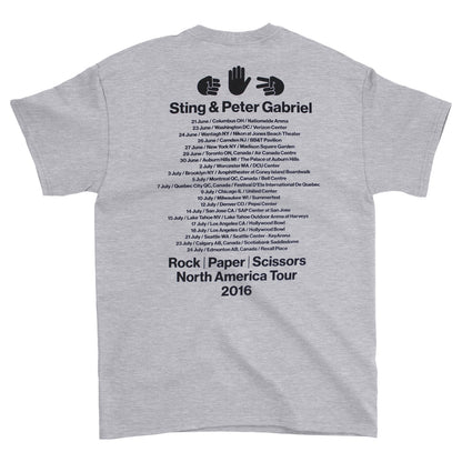 Sting & Peter Gabriel Beats North America Tour 2016 T-shirt