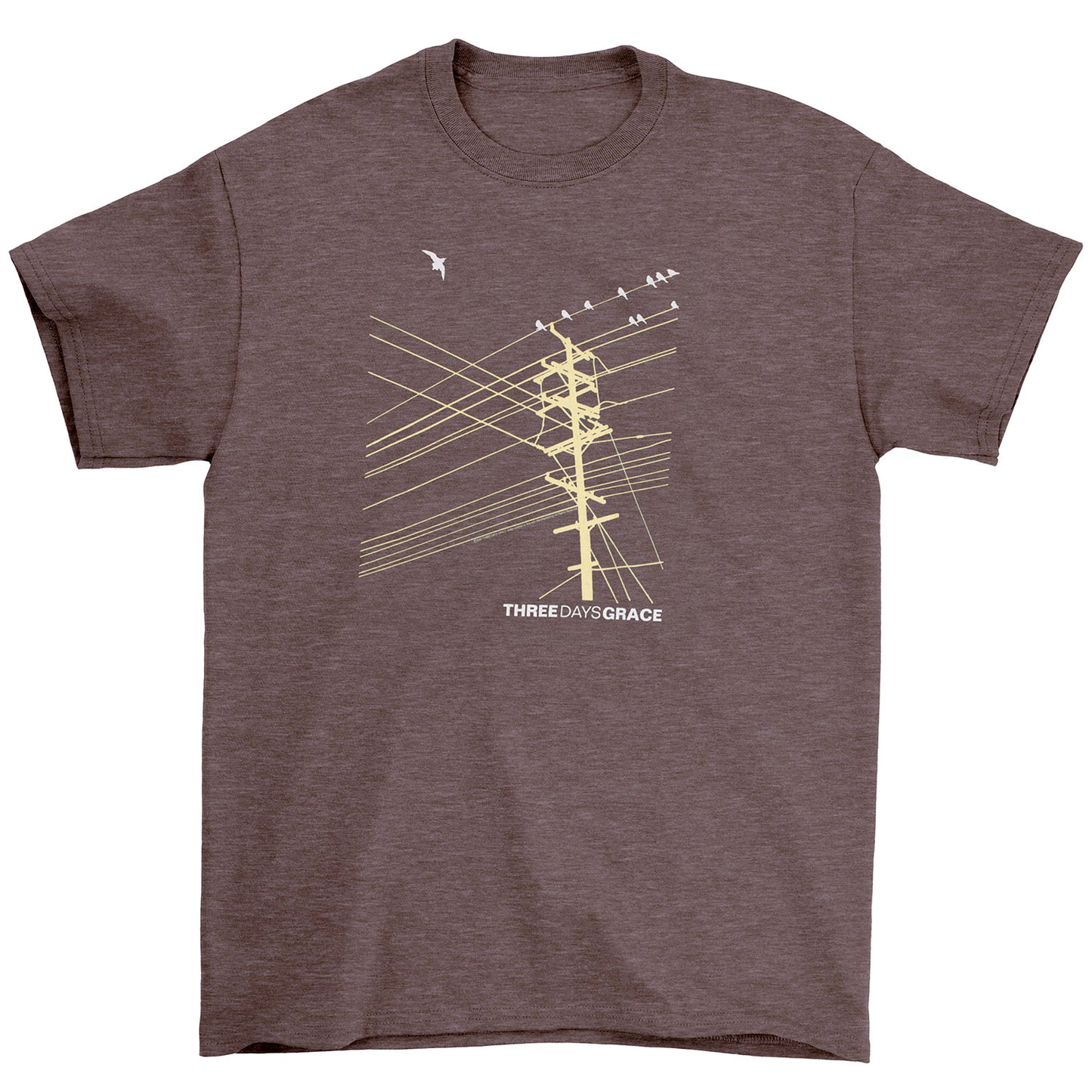Birds On Wires Slim Fit T-shirt
