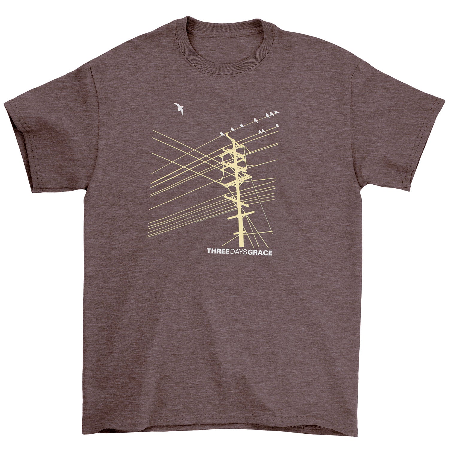 Birds On Wires Slim Fit T-shirt
